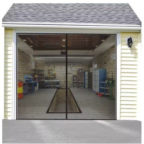 AeroShield Insektenfreies Garagenfenster | Magnetisches Netz für Garagentore für frische Luft und Insektenschutz