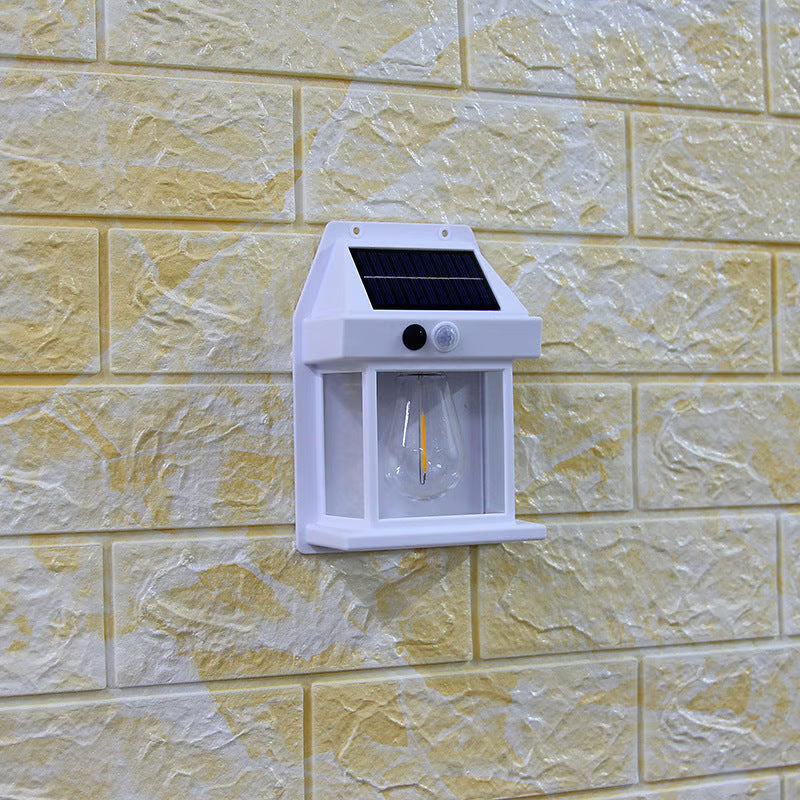 Elegante Outdoor Solar Wandleuchte mit Bewegungsmelder
