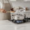 EcoHeat – Edelstahl-Kochtopf 26 cm mit gleichmäßiger Wärmeverteilung