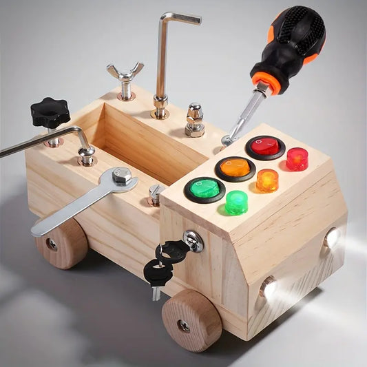 TAVOLA ATTIVITÀ MONTESSORI – Gioco educativo interattivo per lo sviluppo della motricità e del pensiero logico (3–12 anni)