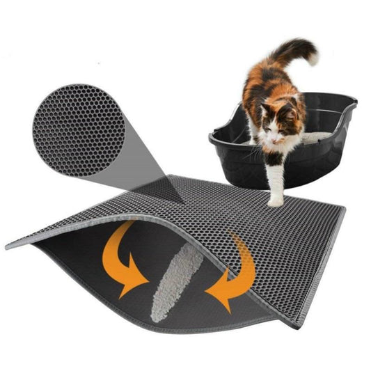 CATGRAINGUARD – Tappetino antispandimento con struttura a nido d'ape per pavimenti puliti