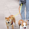 PROPET DUO – Laisse enrouleur pour deux chiens avec lumière LED pour des promenades en toute sécurité