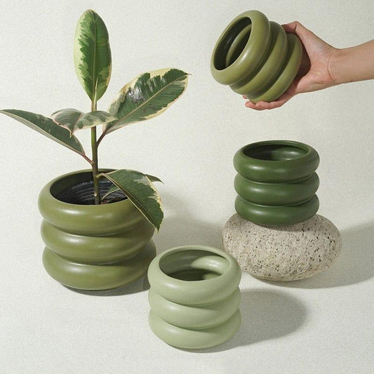COLETTA – Élégant vase en céramique pour espaces de vie modernes