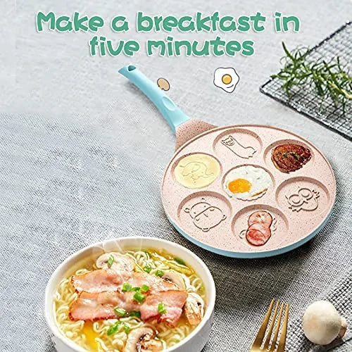 Frühstücksbratpfanne für Kinder – Lustige Pfannkuchen- & Spiegelei-Formen