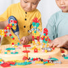 Mini Builder Tool Kit – 203-teiliges Konstruktionsspielzeug mit Mini-Bohrmaschine für Kinder ab 6 Jahren