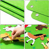 TAVOLA IN FELTRO ANIMALI – Tavola in feltro per apprendimento creativo e senza schermo dai 3 anni in su