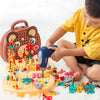 Mini Builder Tool Kit – 203-teiliges Konstruktionsspielzeug mit Mini-Bohrmaschine für Kinder ab 6 Jahren