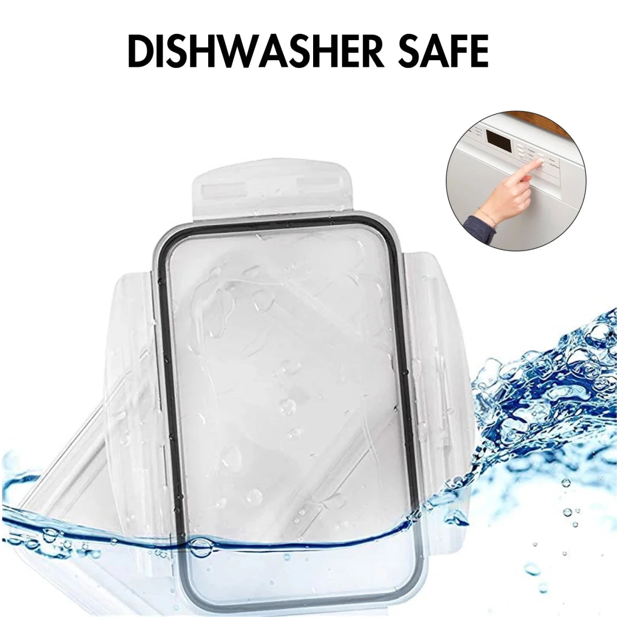 GlasSicher Aufbewahrung Set – Luftdichtes Aufbewahrungssystem für eine organisierte Küche