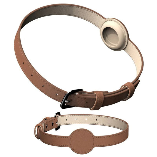 EDOUARD – Collier élégant pour chien avec support AirTag et design résistant aux intempéries