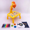 DINOBOARD – Tableau de dessin créatif pour enfants avec set de 12 pièces