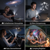 Moderne Sternenhimmel Lampe – USB Mini Projektor Nachtlicht für Schlafzimmer & entspannte Atmosphäre inkl. 5 Motiven
