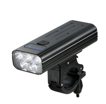 LuminoRide Power Beam – Lampada per bicicletta ultra luminosa con 5000 lumen e batteria da 10000 mAh