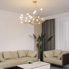 MAEVELLA – Elegante plafondlamp van hars en aluminium