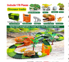 DinoTrack Express – Aventure en train de dinosaures – Ensemble de jeu créatif pour enfants