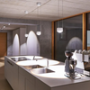 WENDIRA – Elegante lampada da soffitto in lega e metallo