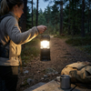 Solar Camping Laterne zusammen klappbar LED Solar USB wiederauf ladbare Laterne Taschenlampe