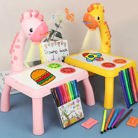 DinoDraw Deluxe – Tableau à dessin réutilisable pour enfants – Plaisir créatif de peinture sans désordre de papier
