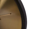 Sloa - Elegante orologio da parete in ottone e nero