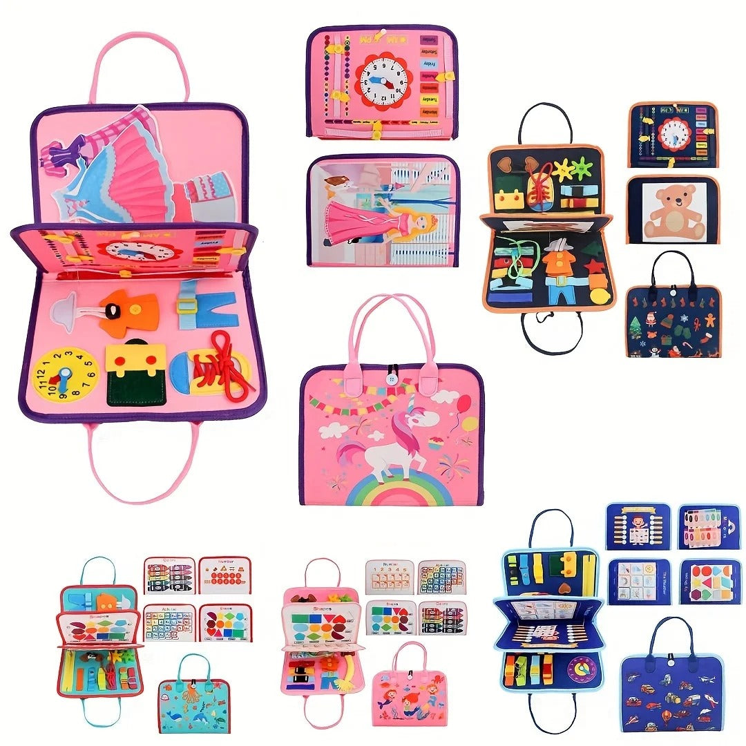 WonderTots – Montessori-Sinnesbuch für kleine Entdecker | Farben, Formen & Texturen erleben