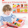 WonderTots – Montessori-Sinnesbuch für kleine Entdecker | Farben, Formen & Texturen erleben