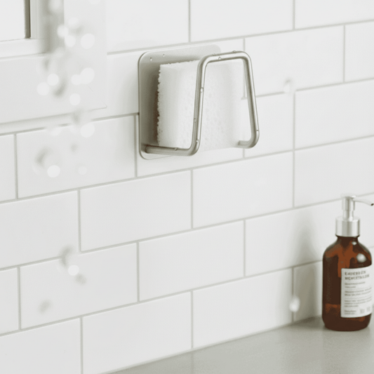 SINKPRO – Platzsparender Edelstahl-Organizer für Schwämme