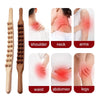WoodEase Pro – Bastone da massaggio Gua Sha in legno per il rilassamento muscolare (60 cm)