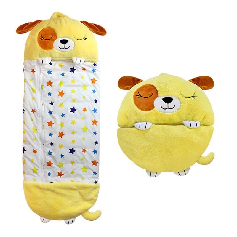 kuschel schlafsack MagischerKuschel – 2-in-1 Kuscheltier-Schlafsack Für Kinder