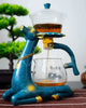 Kunstvolles Teebrenn-Set Mit Tiere Design – Exklusives Tea Brewer Für Einen Stilvollen Teetrinkgenuss