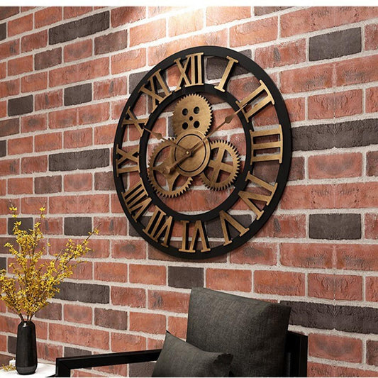 ELORINE - Orologio da parete vintage steampunk