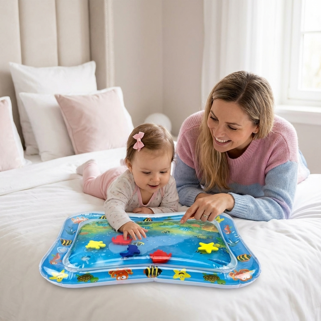 Wassermatte – Bauchlage Zeit für Kinder