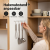 Selbstklebende Hakenleiste für Küche und Bad - Starker Halt ohne Bohren (2 Stk.)