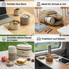 3-teiliges Lunchbox Set – Isoliert, Auslaufsicher und praktisch für unterwegs