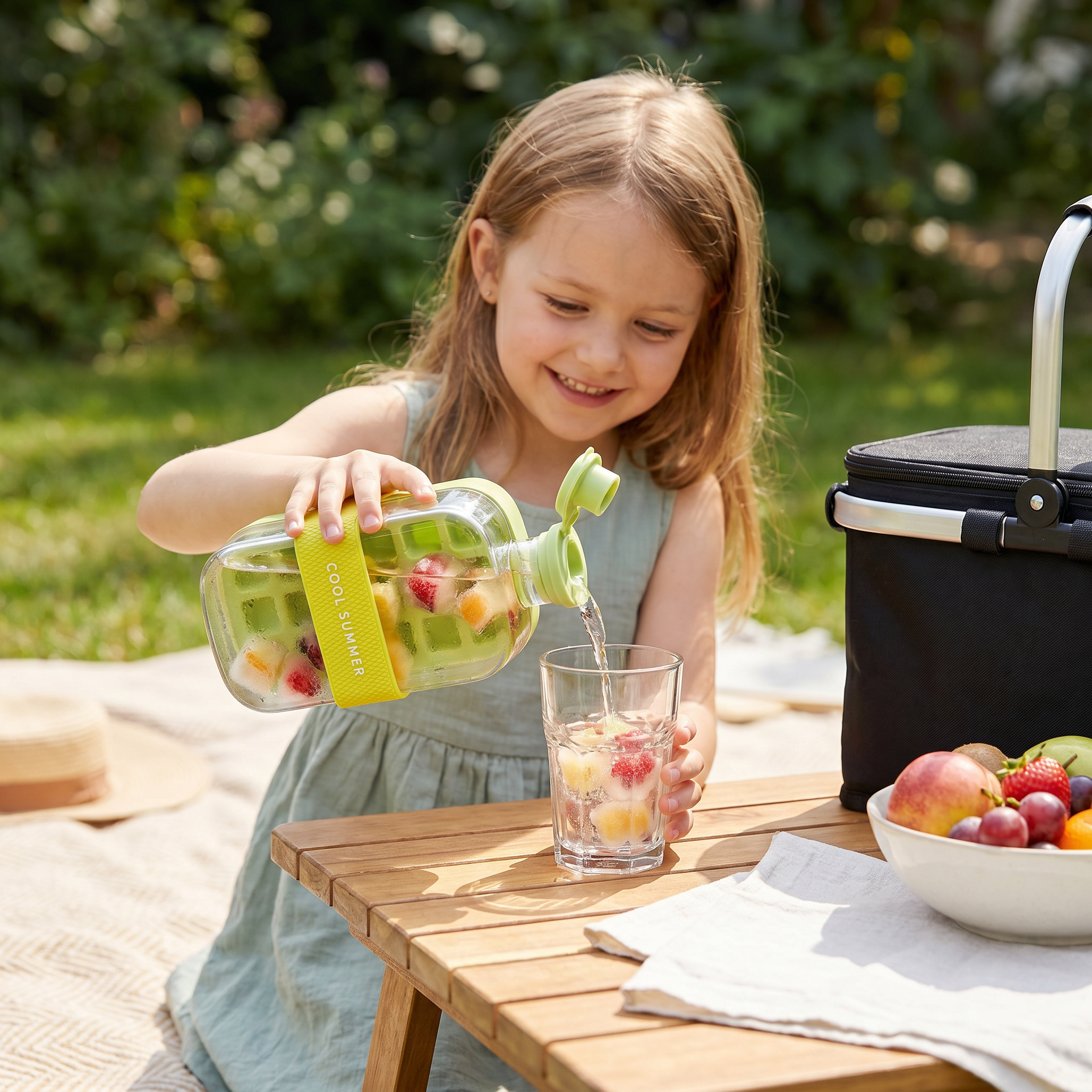 2in1 Eiswürfelform und Trinkflasche