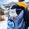 CATTREKKER – Borsa da viaggio pieghevole per gatti con finestra panoramica per viaggi senza stress