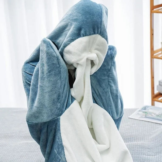 SharkBuddy – Combinaison requin douillette pour un mode détente ultime