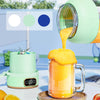 Tragbarer Multifunktionsmixer mit Doppeldeckel und USB-Ladefunktion – für Smoothies und Frischhaltedosen