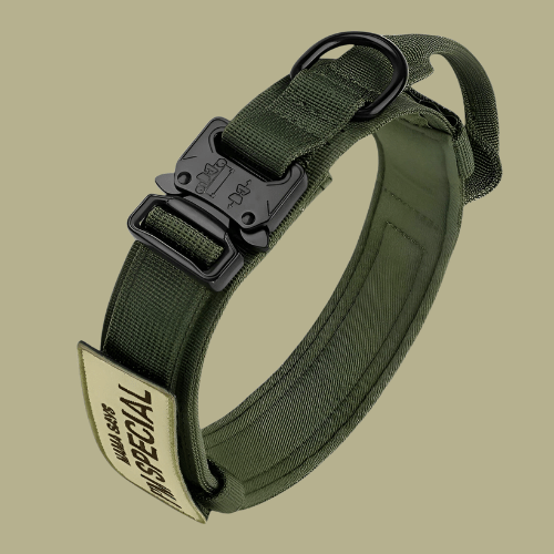TacticalK9 – Set de collar ajustable para perros para aventuras y entrenamiento diario