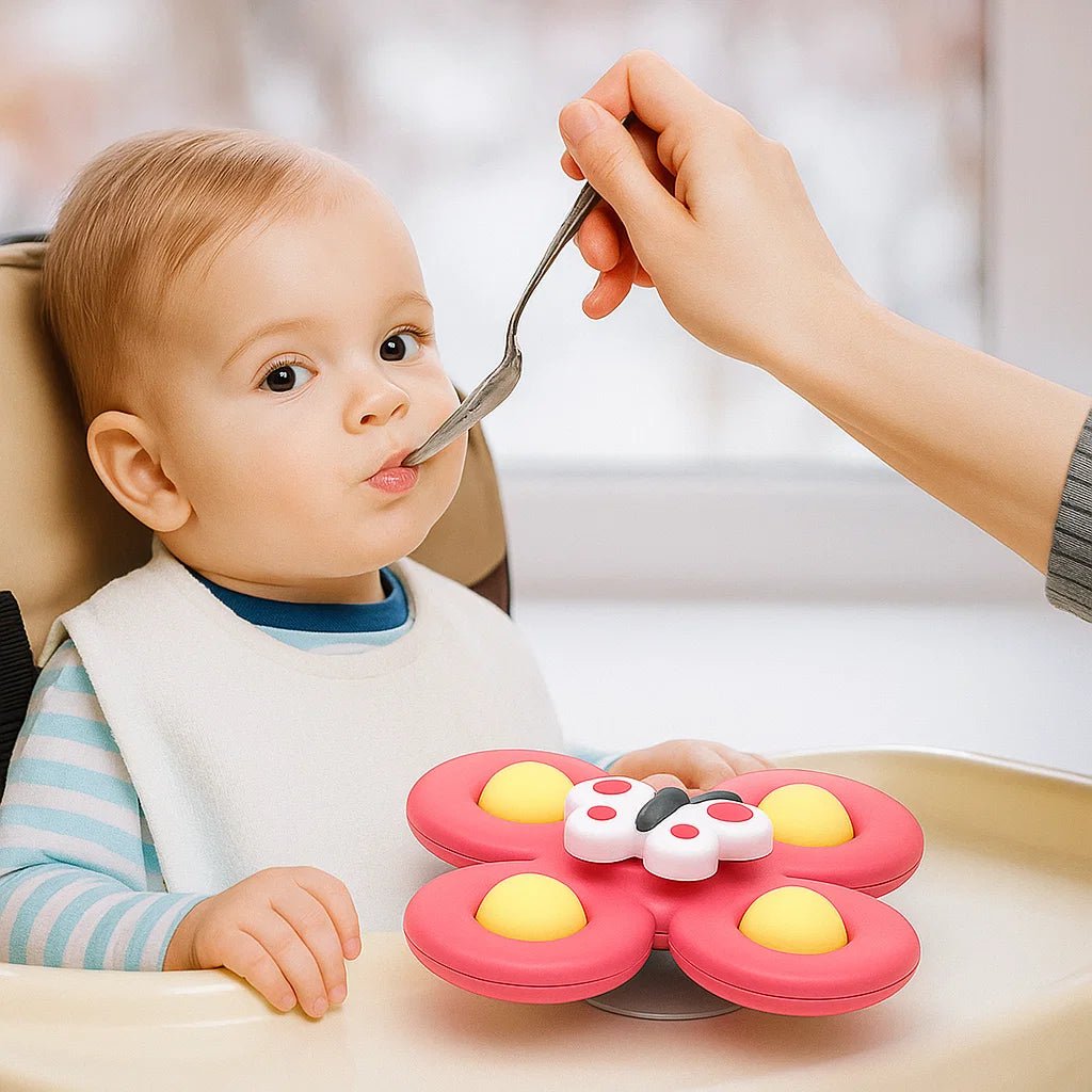 SPINHOP – Interaktives Baby-Spinner-Spielzeug zur Förderung von Motorik und sensorischer Entwicklung