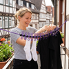 Tragbarer, Elastischer Kleiderbügel für Unterwegs