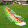 SplashRush Trail – Extra lange waterglijbaan voor in de tuin – zomers plezier met regenboogdesign