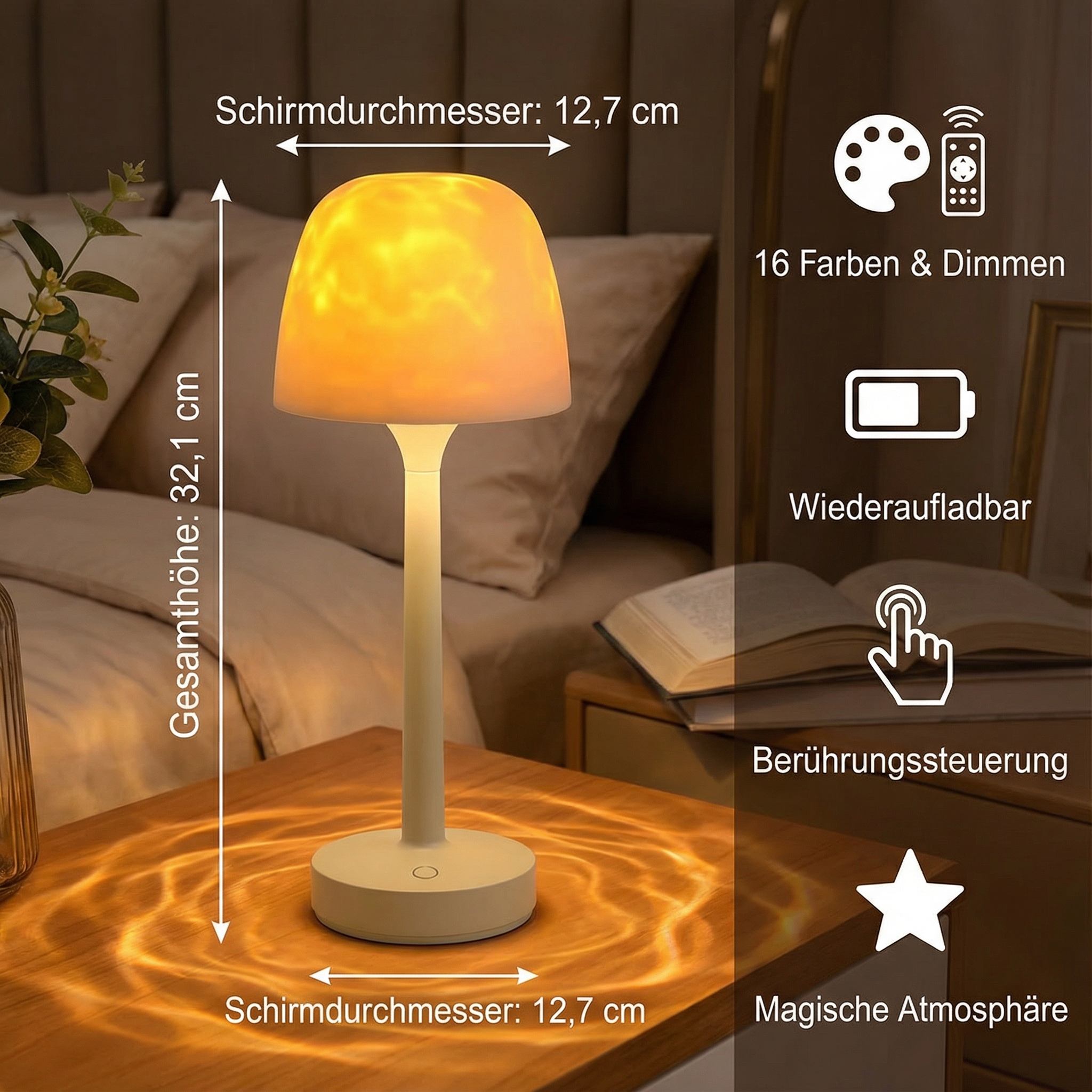 Magische Atmosphäre Tischlampe