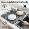 Abgeschrägte Silikontropfmatte - Hitzebeständig und Rutschfest