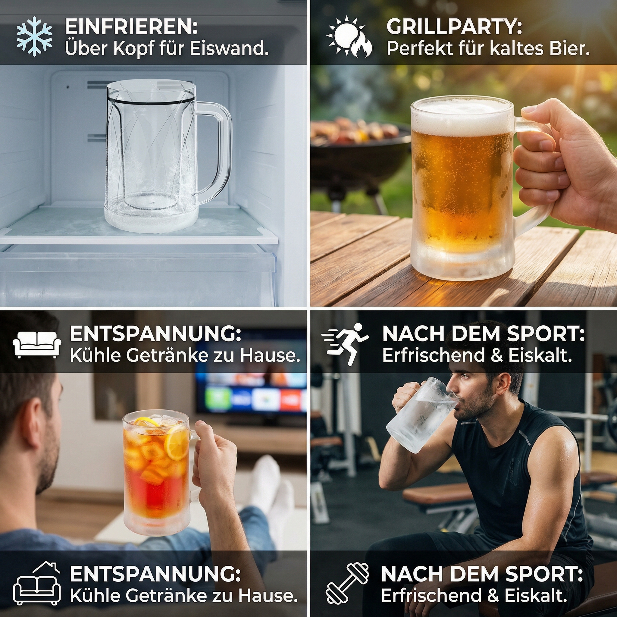 Praktischer Eiskrug
