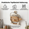 Praktische Topfdeckel Halterung