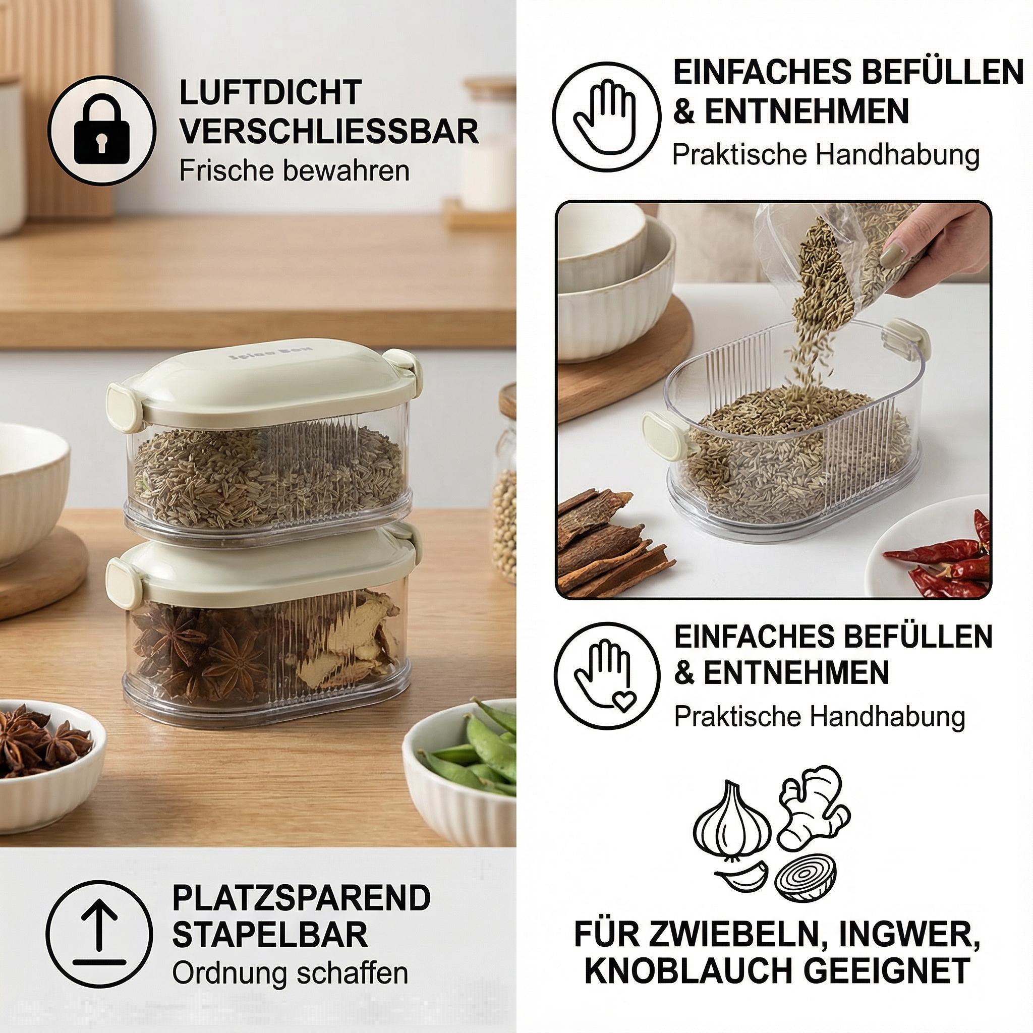 Praktische Gewürzboxen
